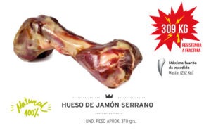 Snack Hueso de Jamón Serrano | Duradero | Higiene Dental 1