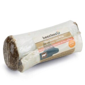 Snack Hueso Relleno Sabor Ternera | Duradero | Perros Exigentes