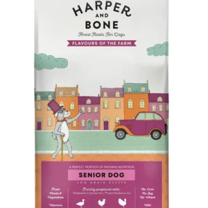Harper & Bone Dog Adult All Breeds Senior & Light Flavours Farm