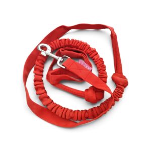 IceDog Linea de tiro bikejoring/patin - Roja