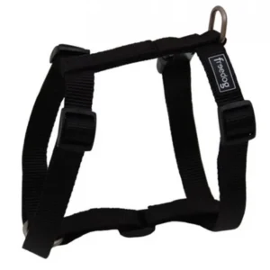 Freedog arnés negro nylon basic 15 x 30/50cm